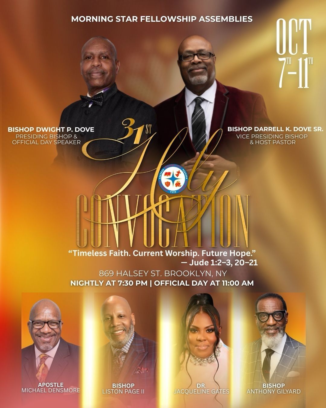 Sunday Service with Bishop Bryant E. Dove